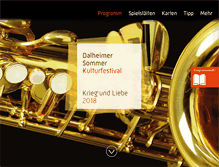 Tablet Screenshot of dalheimer-sommer.de